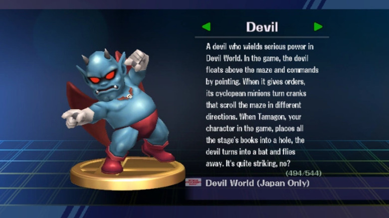 Az Ördög trófea a Super Smash Bros. Brawl trófeagalériájában