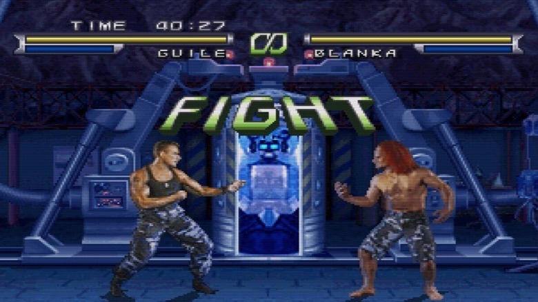 Guile Blankával harcol a Street Fighter: The Movie-ban