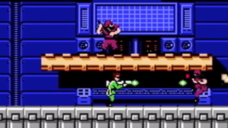 Ladd ellenségekre lövöldözik a Bionic Commando-ban