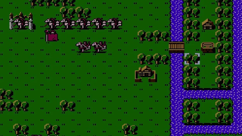 A lovasság egy füves síkságon mozog a Fire Emblem: Shadow Dragon and the Blade of Light című filmben