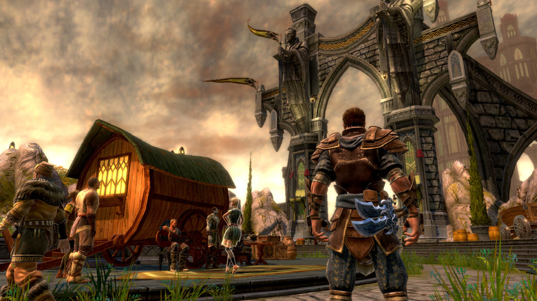 A Sorstalan egy kőboltozathoz közelít a Kingdoms of Amalur: Számításban