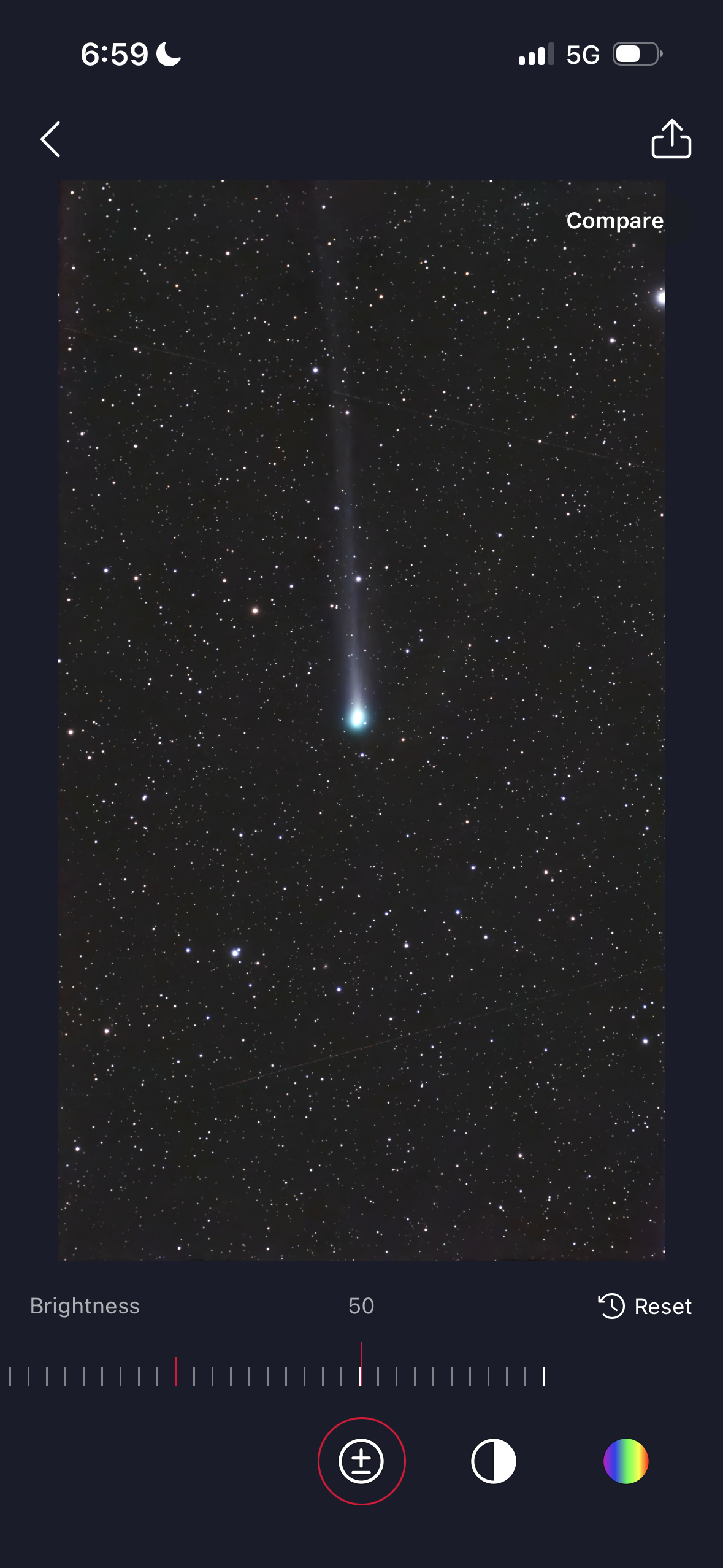 IMG 4332 A C/2025 R3 (PANSTARRS) üstökös rögzítése Perthből a Seestar S30 Pro segítségével