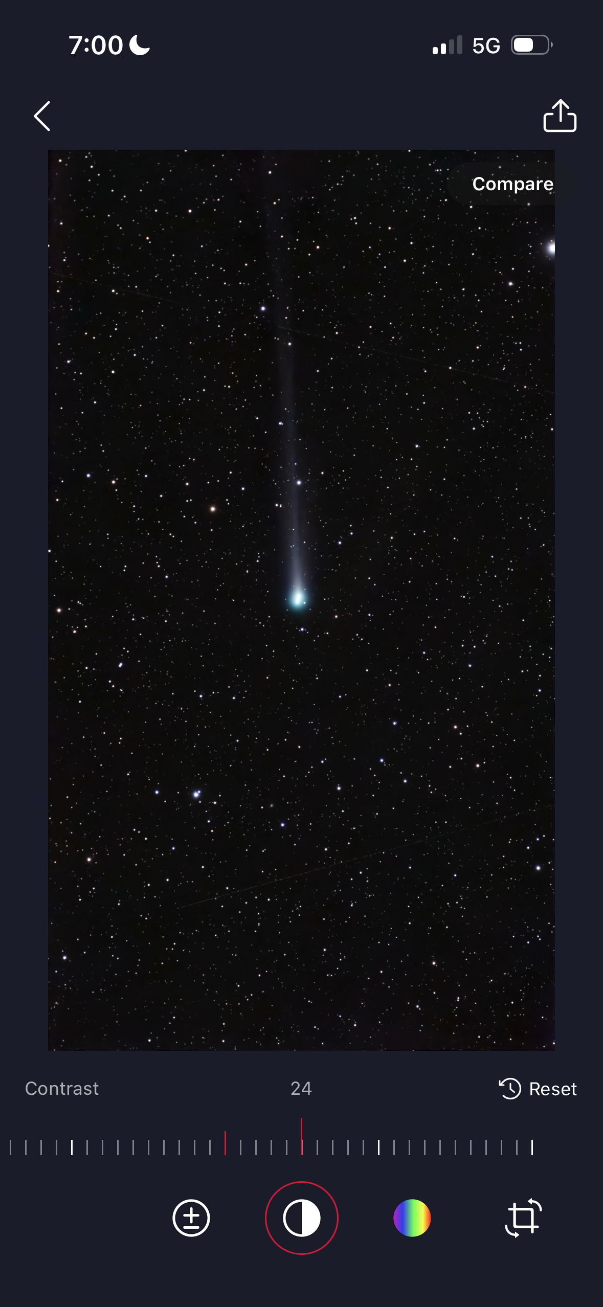 IMG 4334 A C/2025 R3 (PANSTARRS) üstökös rögzítése Perthből a Seestar S30 Pro segítségével