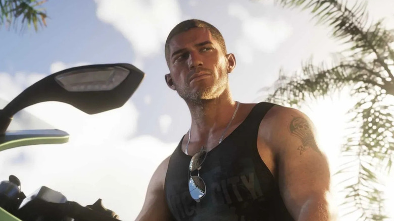 Jason Duval motorkerékpáron ül a Grand Theft Auto VI-ban