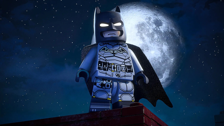 A LEGO Batmant a telihold keretezi a LEGO Batman: A sötét lovag öröksége című filmben