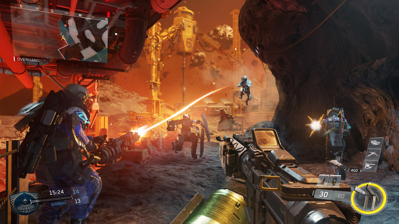 Katonák tüzet cserélnek a Call of Duty: Infinite Warfare játékban