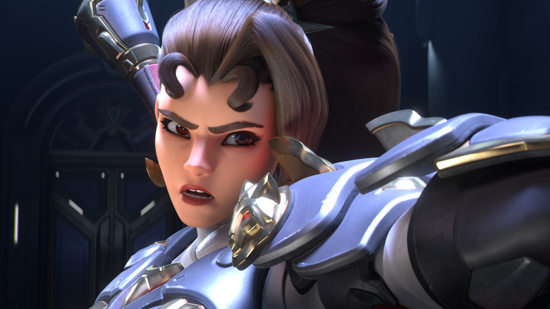 Brigitte Lindholm előkészíti fegyverét az Overwatchban (2023)