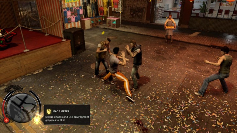 Shen több gengsztert vesz szembe a Sleeping Dogs: Definitive Edition (2014) képernyőképen.
