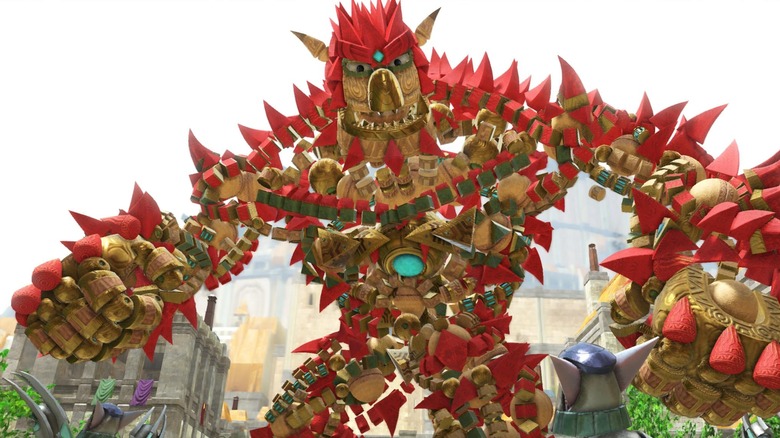 Knack túrák egy ork felett a Knack II-ben