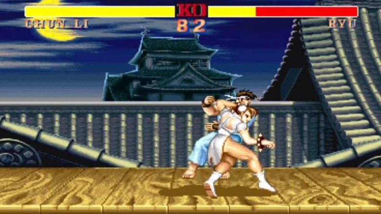 Chun-Li dobja Ryu-t a Super Street Fighter II-ben