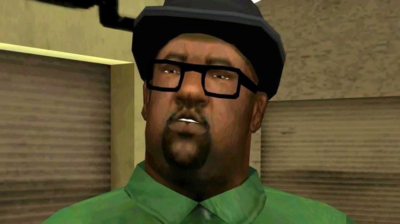 Big Smoke szemüvegben és kalapban a Grand Theft Auto: San Andreasban