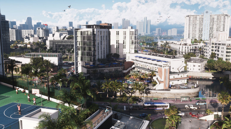 A Vice City felülről látható a Grand Theft Auto 6 képernyőképen