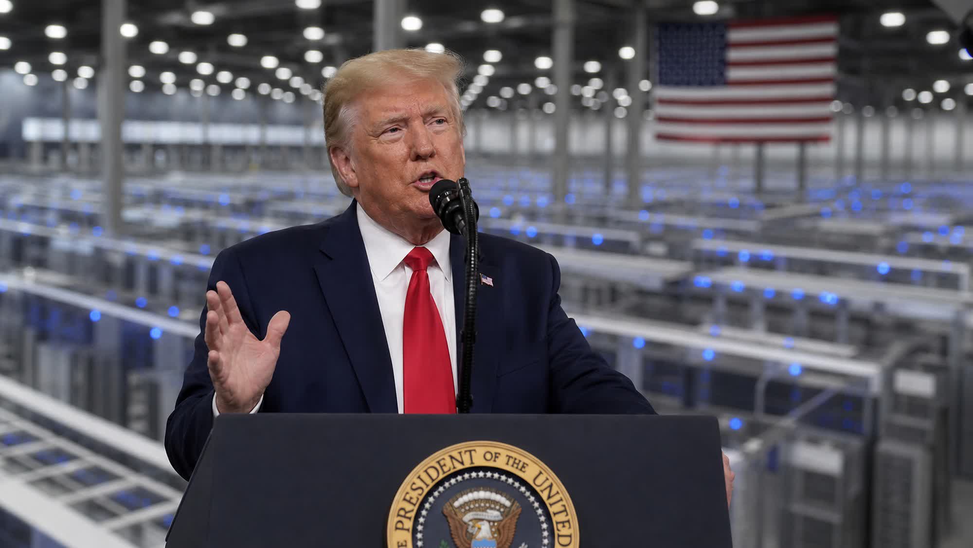 Trump says data center protesters are