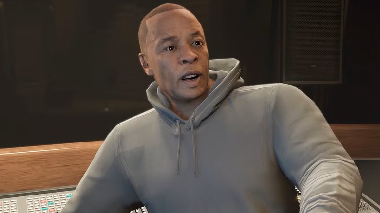 Dr. Dre a Grand Theft Auto Online stúdiójában