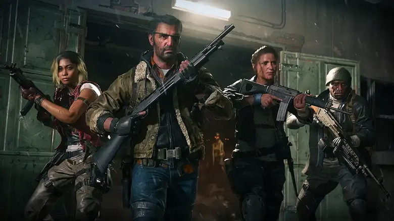 Erősen felfegyverzett egyének egy csoportja megrohamoz egy szobát a Call of Duty: Black Ops 6-ban