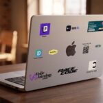 Developer auctions off sticker space on a MacBook he hasn