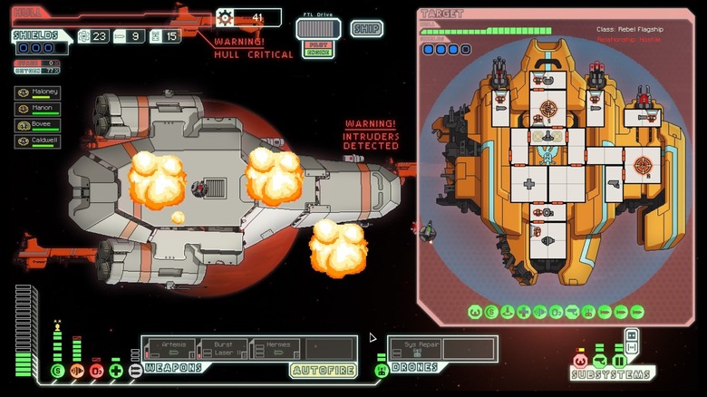 Csata két hajó között FTL-ben: Faster Than Light