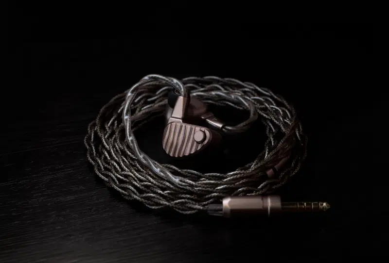 64 Audio Ocean flagship in-ear monitor in champagne copper aluminium housing
