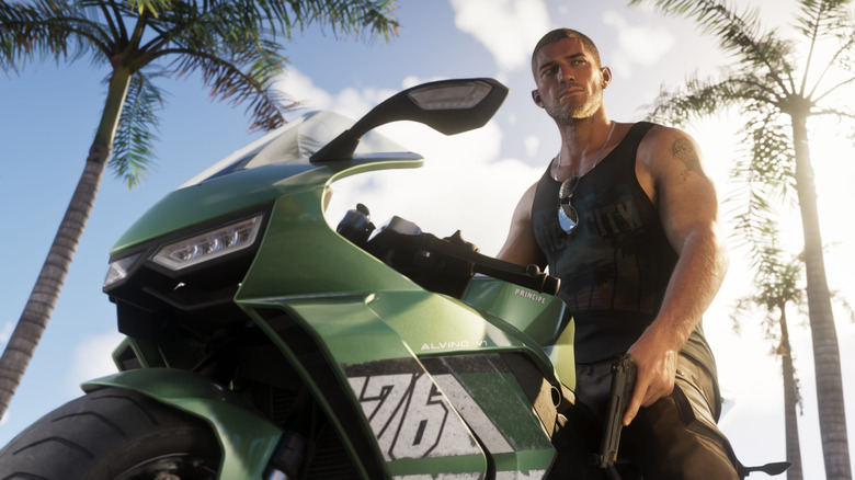 Jason Duval motoron ül a Grand Theft Auto 6-ban