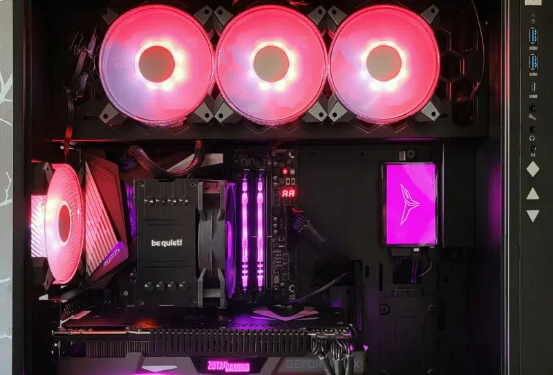 Windows 11 RGB lighting bug causing a PC keyboard