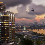 GTA 6 playthrough length illustrated by a Rockstar Games controller and open world map artwork