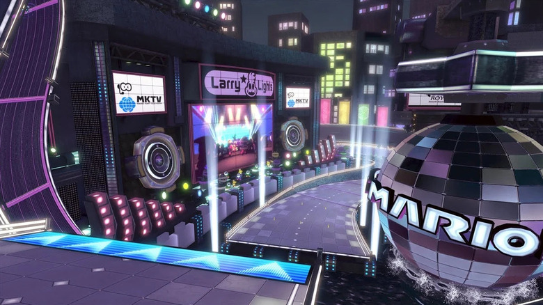 Egy felvétel az Electrodome-ról a Mario Kart 8-ban