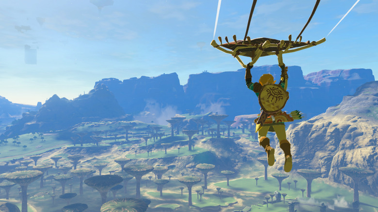 Linksiklóernyőzés a The Legend of Zelda: Tears of the Kingdom-ban