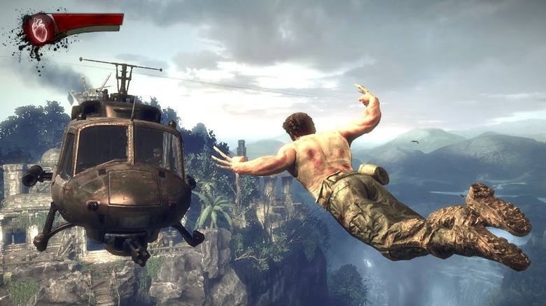 Wolverine helikopterre ront az X-Men Origins: Wolverine című filmben