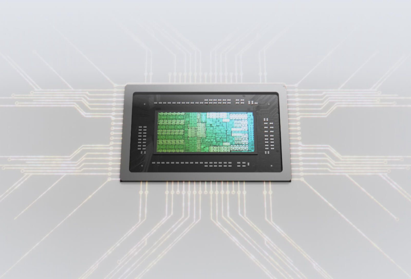 Nvidia RTX Spark chip design shown on a laptop motherboard illustration