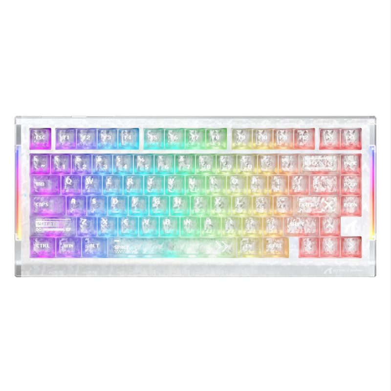 Attack Shark R86 HE 75%-os mágneses játékbillentyűzet szénszálas felső tokkal és RGB világítással