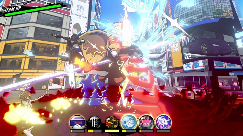 Buli, amely egy ellenséggel harcol a The World Ends With You című filmben