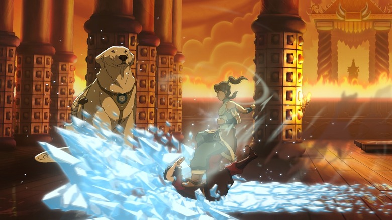 Korra nagy jégtámadást indít az Avatar Legends: The Fighting Game-ben