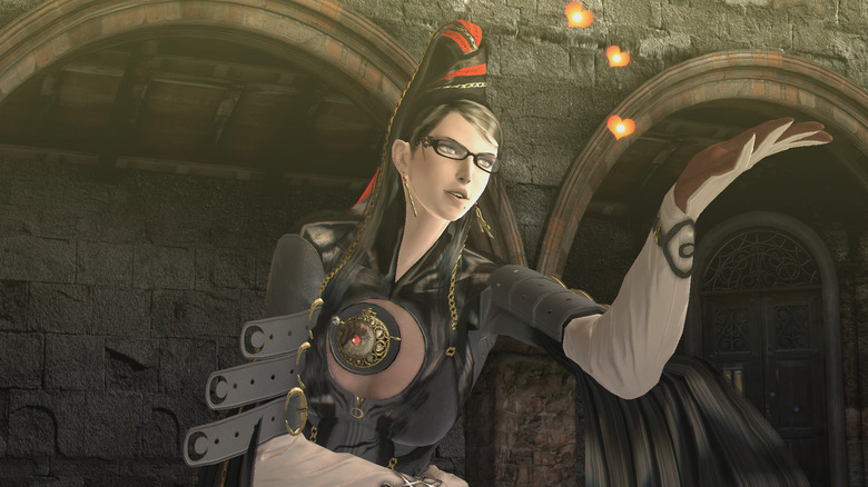 Bayonetta csókokat fúj Bayonettában