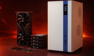 A Morefine MNAS-X1 egy játék GPU-t a NAS-ba szorít