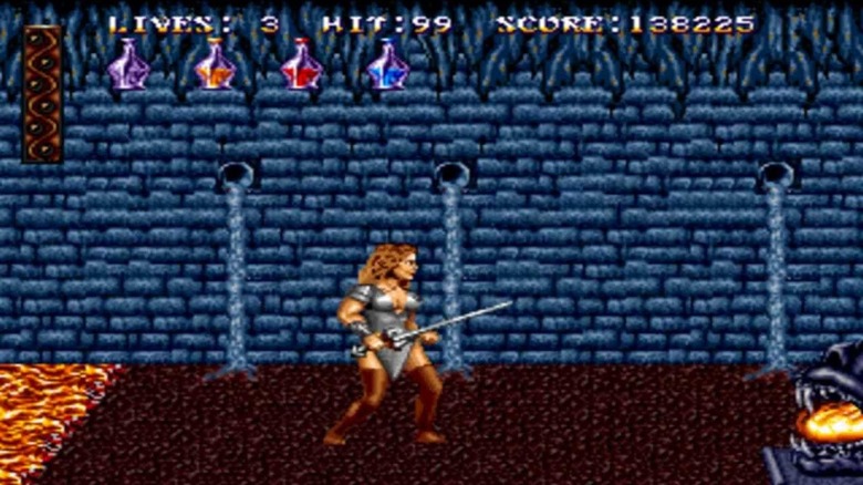 Shardan egy börtönben halad előre a Sword of Sodanban