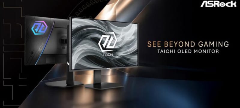 Az ASRock Taichi OLED monitorok debütálnak akár 720 Hz-en 3 Az ASRock Taichi OLED monitorok sorakoznak, hátsó világítással és vékony kerettel