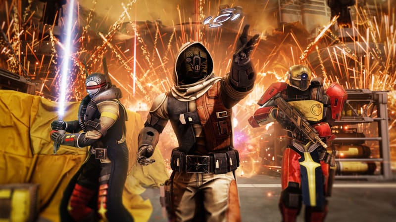 A Bungie feltérképezi a Marathon Big Symbiosis 3. frissítését Bungie promóciós alkotás a Marathon Symbiosis frissítéséhez, amely egy futót ábrázol egy elsüllyedt víztározózónában