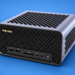 FEVM FA80G mini PC chassis showing its compact 2.6-litre gaming design