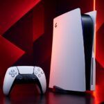 Code and PlayStation 5 console representing the AnyPS5 project porting PS5 games to PC