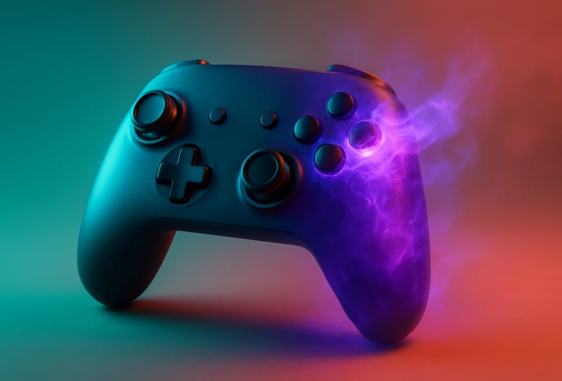 Discord Game Mode concept showing the app running alongside a PC game to reduce CPU and GPU usage