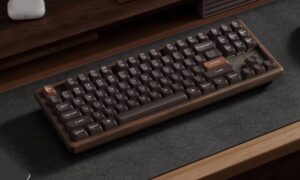 Keychron K8 HE csupa fa műanyagot keres dióhoz