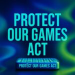 Gavel resting beside a game controller symbolising the Protect Our Games Act legislation