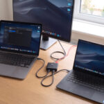 Club3D USB4 NVMe enclosure shown alongside an M.2 SSD and USB-C cable