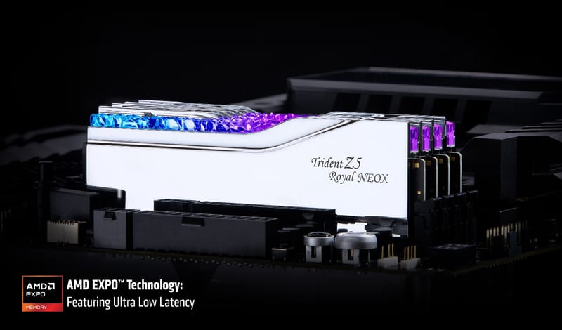A G.SKILL Trident Z5 Royal NeoX rendkívül alacsony késleltetésű DDR5 1-et hoz A G.SKILL Trident Z5 Royal NeoX rendkívül alacsony késleltetésű DDR5-öt hoz