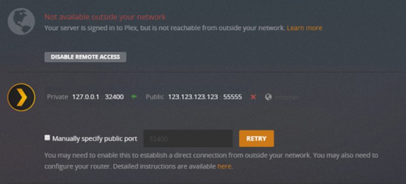 A távoli hozzáférés beállítása a Plexben 1 A távoli hozzáférés beállítása a Plexben