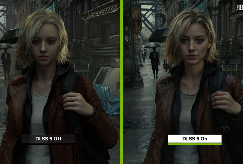 Nvidia RTX 50 series graphics card promoting the DLSS 5 launch date announcement