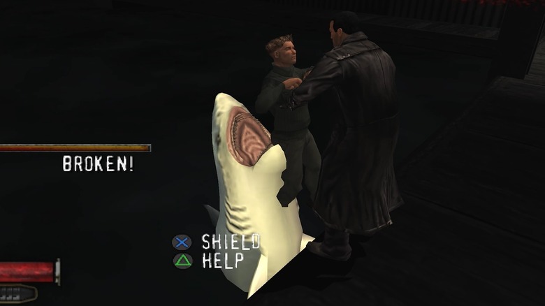 A Punisher egy rosszfiút etet egy cápával. Igen, ebben a játékban ezt megteheti.