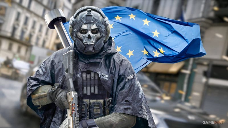 Az EU figyelmezteti a Call of Duty-t és a Minecraftot a valutaszabályok túllépésére 3 Call of Duty karakter az Európai Unió zászlója mellett, amely az EU játékbeli valutaszabályait képviseli