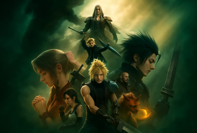 Final Fantasy 7 Revelation boxed physical edition cover art