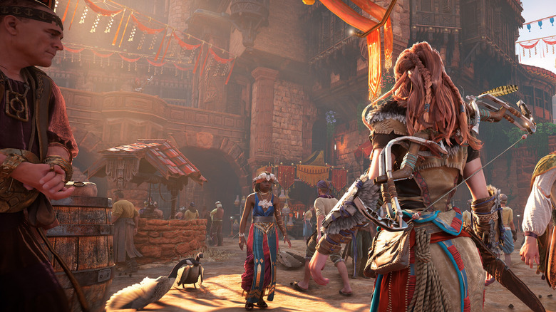 Aloy a Horizon Zero Dawn forgalmas piaca előtt áll